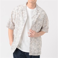 Melgraph.(メルグラフ) オープンカラーシャツ メンズ(ウスチャ-M)
