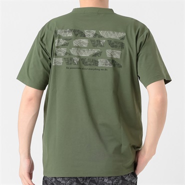 DUNLOP COLLECTION バックプリントTシャツ メンズ(コイミドリ-M)