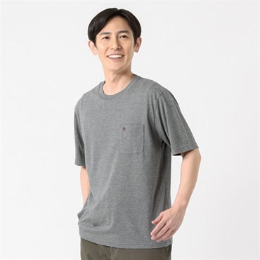 POLO BRITISH COUNTRY SPIRIT(ポロ・ビーシーエス) POLO BCS ワンポイント刺繍Tシャツ メンズ(ウスクロ-M)