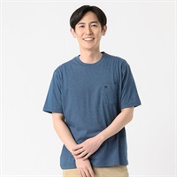 POLO BRITISH COUNTRY SPIRIT(ポロ・ビーシーエス) POLO BCS ワンポイント刺繍Tシャツ メンズ(コイアオ-M)
