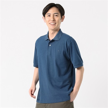 POLO BRITISH COUNTRY SPIRIT(ポロ・ビーシーエス) POLO BCS 鹿の子ワンポイントポロシャツ メンズ(Ａコイアオ-M)