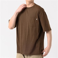 Melgraph.(メルグラフ) 無地クルーTシャツ メンズ(チャ-M)