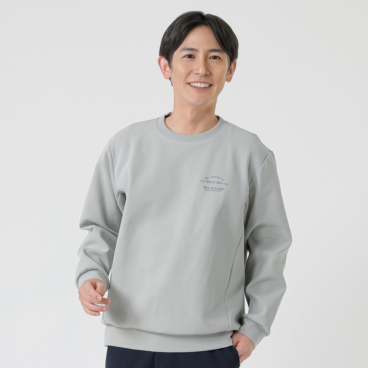 DUNLOP COLLECTION アクティブトレーナー メンズ(ウスクロ-M)