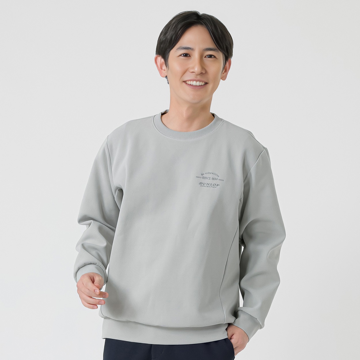 DUNLOP COLLECTION アクティブトレーナー メンズ(ウスクロ-XL)