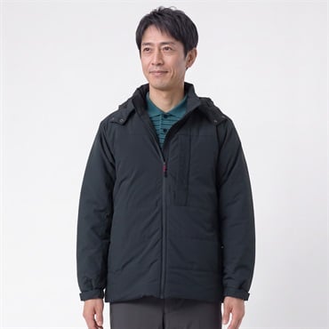 DUNLOP COLLECTION フード着脱中綿コート メンズ(コイアオ-M)