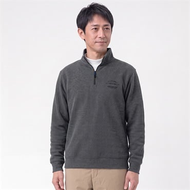 DUNLOP COLLECTION 起毛ジップトレーナー メンズ(チャコ－ルグレ－-M)
