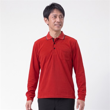 DUNLOP COLLECTION 起毛クレリックポロシャツ メンズ