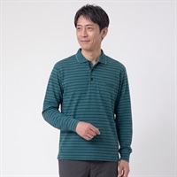 DUNLOP COLLECTION 起毛クレリックポロシャツ メンズ(ミドリ-M)