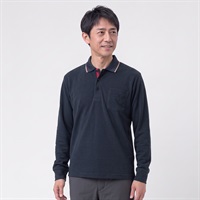 DUNLOP COLLECTION 起毛クレリックポロシャツ メンズ(Ａコイアオ-M)