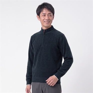 DUNLOP COLLECTION モールジップセーター メンズ(コイアオ-M)