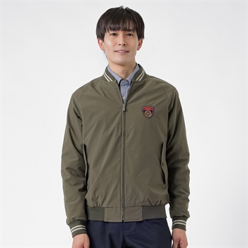 POLO BRITISH COUNTRY SPIRIT(ポロ・ビーシーエス) POLO BCS スタジアムジャケット メンズ(ミドリ-M)