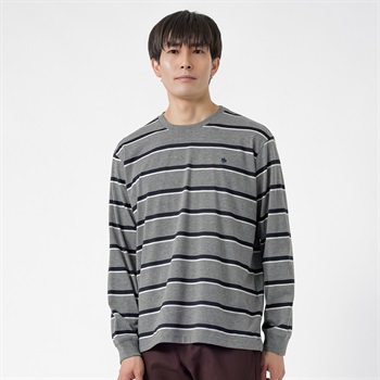 POLO BRITISH COUNTRY SPIRIT(ポロ・ビーシーエス) POLO BCS ボーダーロングTシャツ メンズ(ウスクロ-M)
