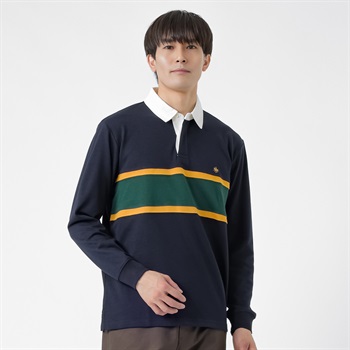POLO BRITISH COUNTRY SPIRIT(ポロ・ビーシーエス) POLO BCS 天竺ラガーシャツ メンズ(コイアオ-M)