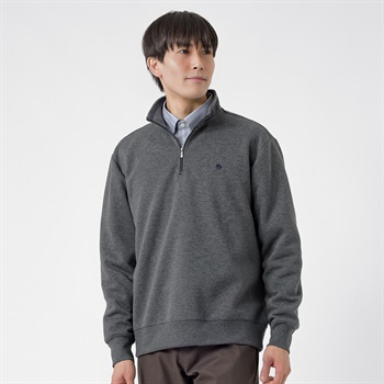 POLO BRITISH COUNTRY SPIRIT(ポロ・ビーシーエス) POLO BCS 鹿の子WFジップトレーナー メンズ(チャコ－ルグレ－-M)