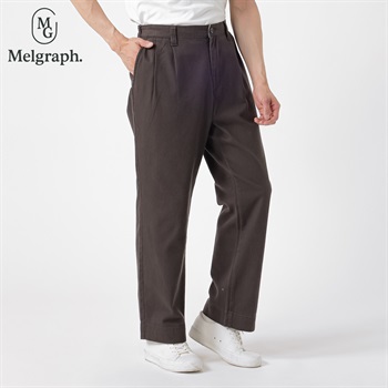 Melgraph.(メルグラフ) 裏起毛ワイドパンツ メンズ(コイチャ-Mｰ69)