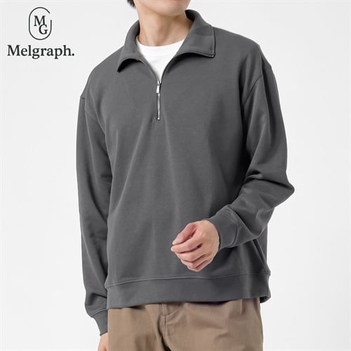 Melgraph.(メルグラフ) WFジップトレーナー メンズ(チャコ－ルグレ－-M)