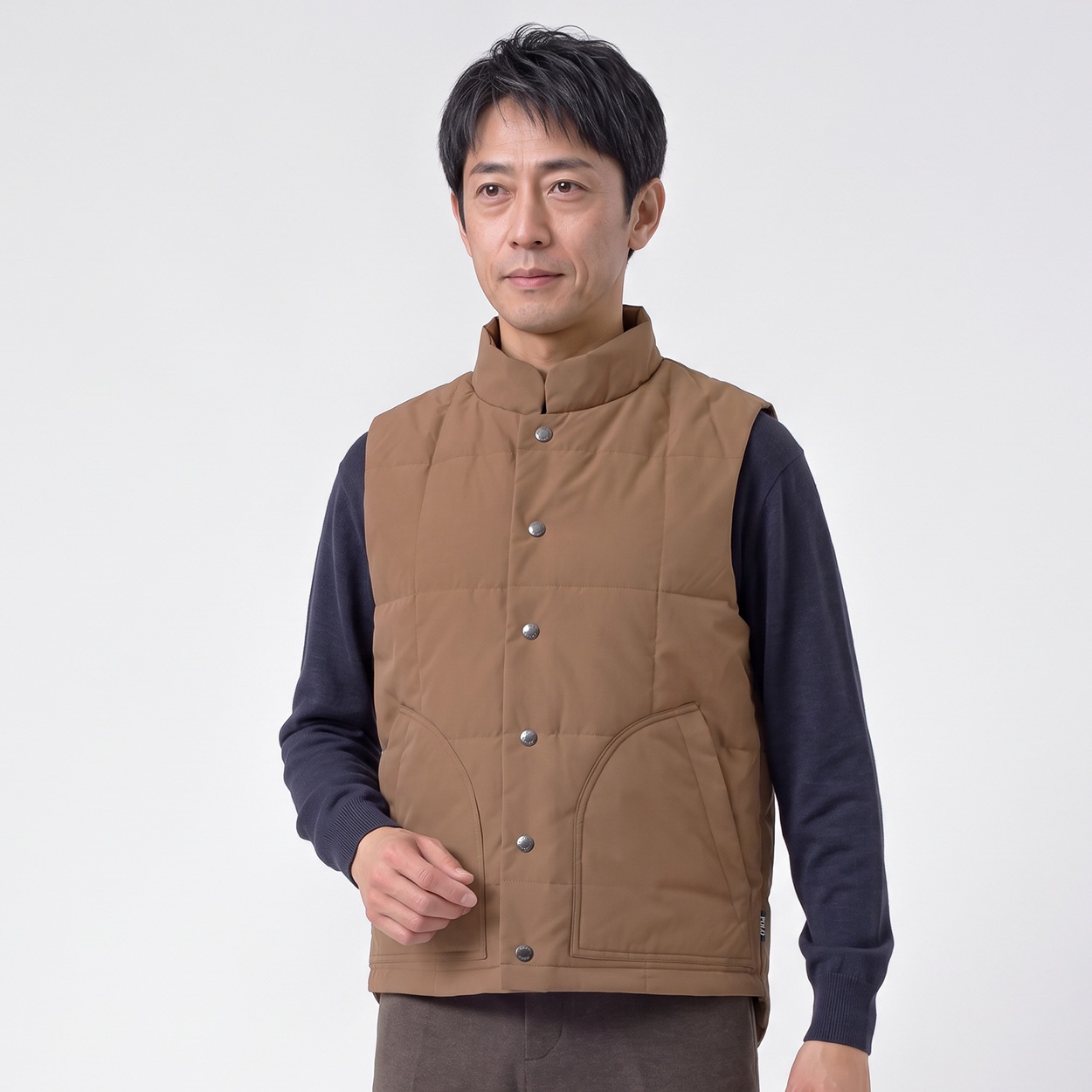 POLO BCS 中綿ベスト メンズ(ウスチャ-XL)