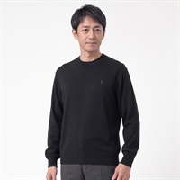 POLO BCS 天竺クルーセーター メンズ(クロ-M)