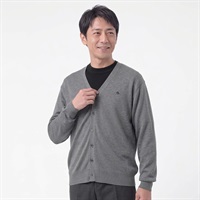 POLO BCS 天竺Vカーディガン メンズ(ウスクロ-M)