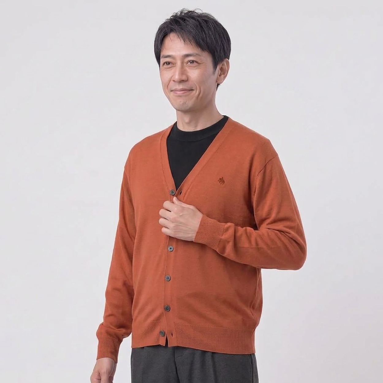 POLO BCS 天竺Vカーディガン メンズ(コイダイダイ-L)