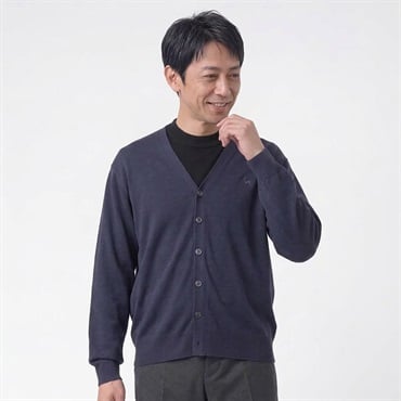 POLO BCS 天竺Vカーディガン メンズ(コイアオ-M)