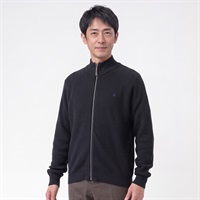 POLO BCS 畦フルジップセーター メンズ(コイアオ-M)