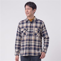 POLO BCS チェックシャツアウター メンズ(コイアオ-M)