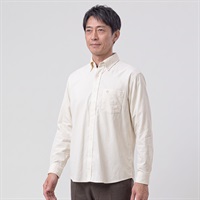 POLO BCS コーデュロイシャツ メンズ(アイボリー-M)