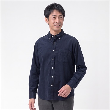 POLO BCS コーデュロイシャツ メンズ(コイアオ-M)