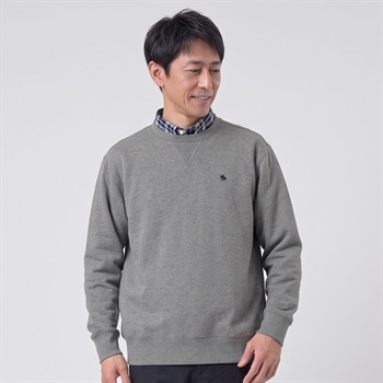 POLOBCS 裏シャギークルートレーナー メンズ(ウスクロ-M)