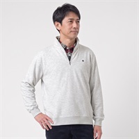 POLOBCS 裏シャギージップトレーナー メンズ(アイボリー-M)
