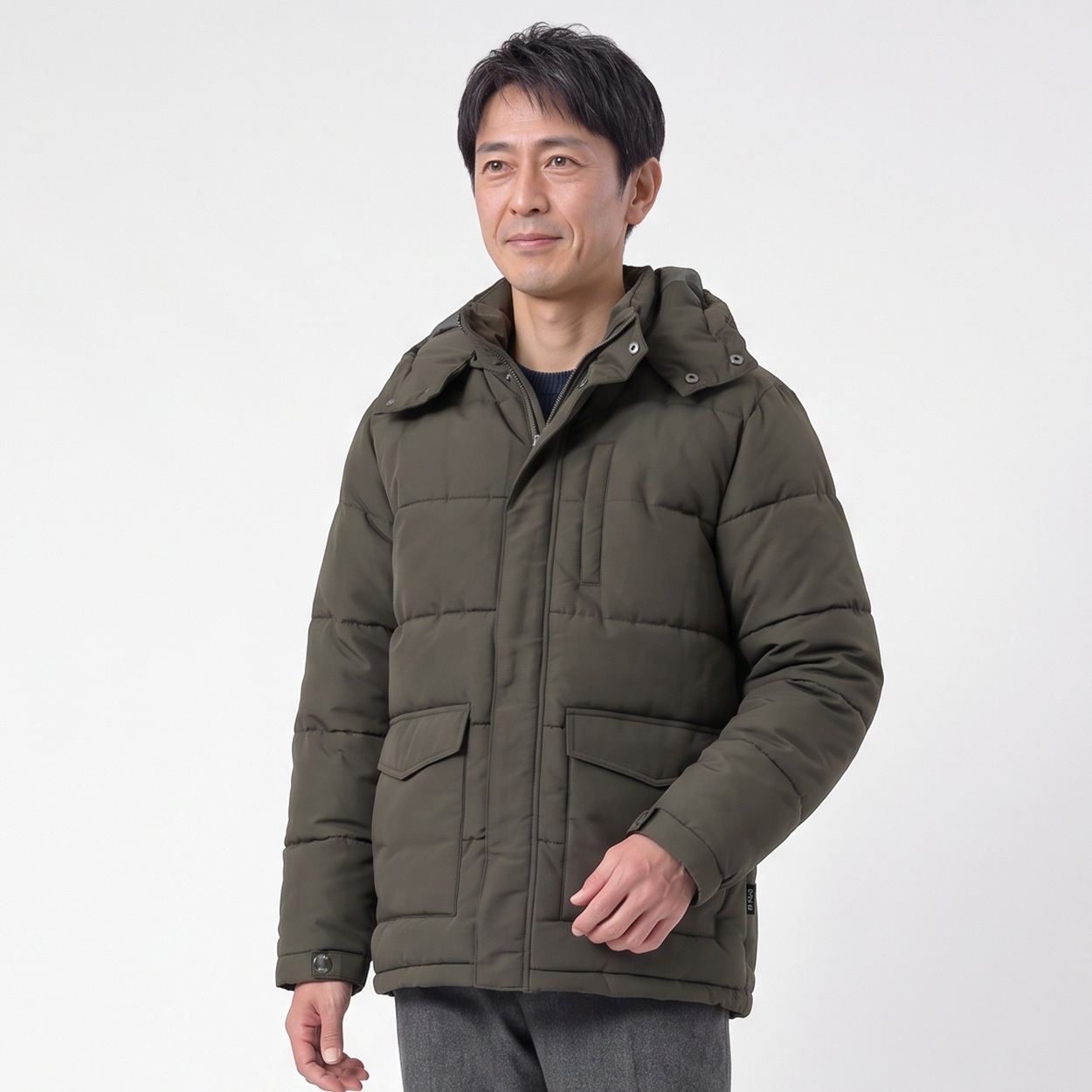 POLOBCS モスピーチ中綿ブルゾン メンズ(コイミドリ-XL)