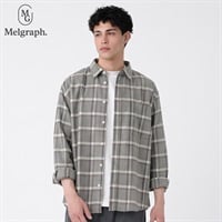 Melgraph.(メルグラフ) チェックネルシャツ メンズ(ウスクロ-M)
