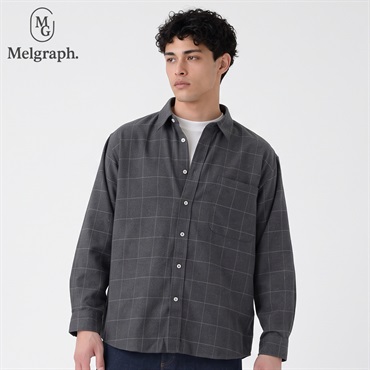 Melgraph.(メルグラフ) チェックネルシャツ メンズ(チャコ－ルグレ－-M)