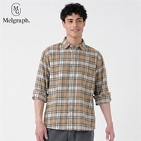 Melgraph.(メルグラフ) チェックネルシャツ メンズ(コイチャ-M)