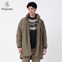 Melgraph.(メルグラフ) 中綿コート メンズ(コイミドリ-M)