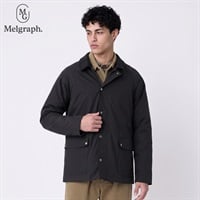 Melgraph.(メルグラフ) 中綿ハーフコート メンズ(クロ-M)