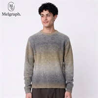 Melgraph.(メルグラフ) グラデーションセーター メンズ(ウスチャ-M)