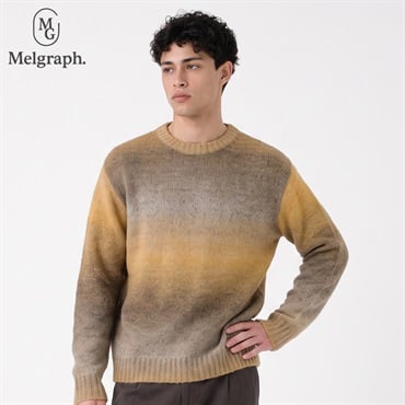 Melgraph.(メルグラフ) グラデーションセーター メンズ(コイキイロ-M)