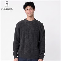 Melgraph.(メルグラフ) モックネックセーター メンズ(チャコ－ルグレ－-M)