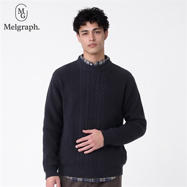 Melgraph.(メルグラフ) モックネックセーター メンズ(コイアオ-M)