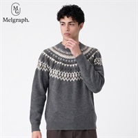 Melgraph.(メルグラフ) 球心柄セーター メンズ(チャコ－ルグレ－-M)