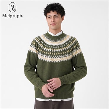 Melgraph.(メルグラフ) 球心柄セーター メンズ