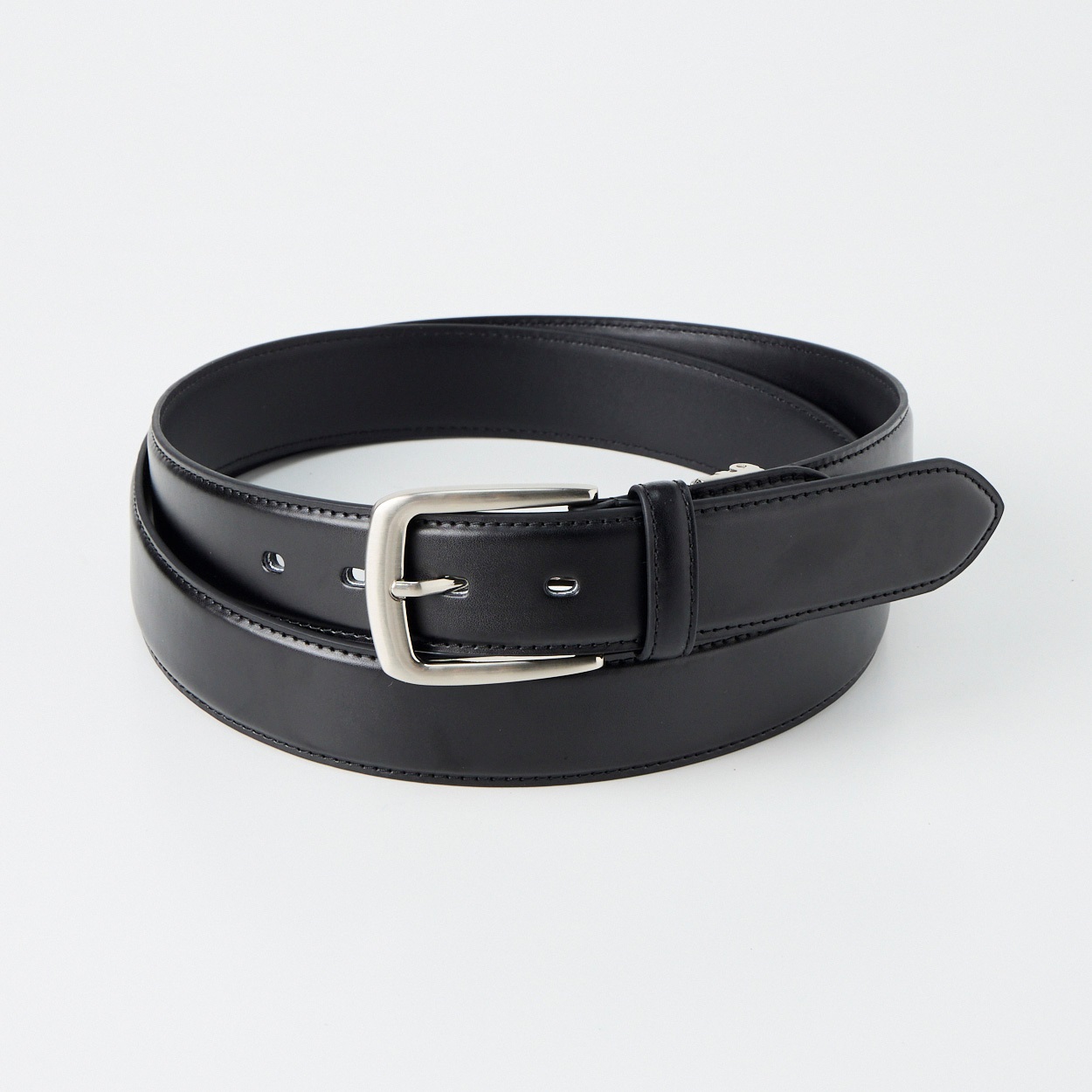 大きいサイズ シンプルデザインベルト クロコダイル 35mm幅 シンプル