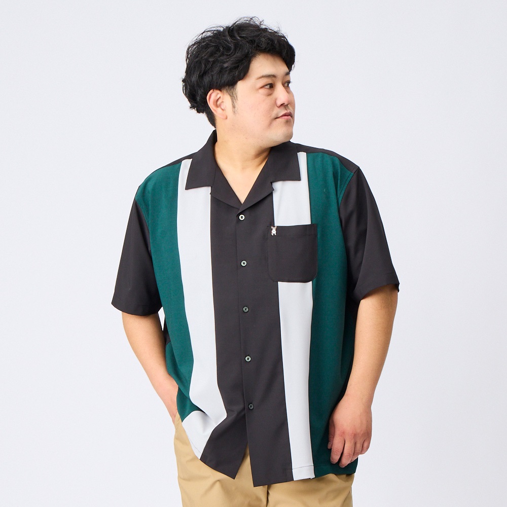 MACBETH(マクベス) 半袖切替シャツ メンズ GREATESS(グレイテス 