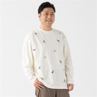 大きいサイズ MACBETH 長袖プリントTシャツ メンズ GREATESS(グレイテス)