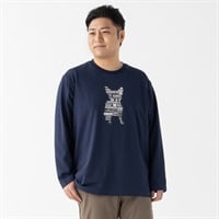 大きいサイズ MACBETH 長袖プリントTシャツ メンズ GREATESS(グレイテス)