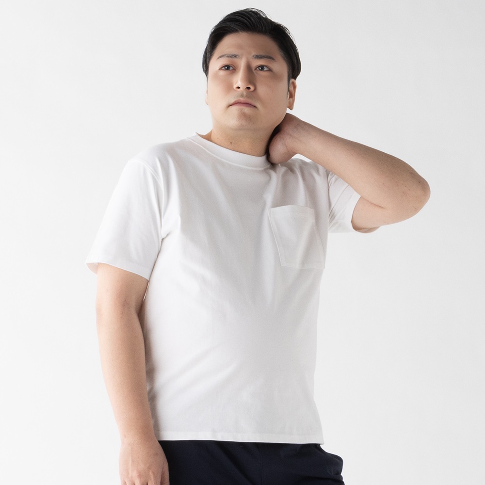 コットン無地クルーネック半袖Tシャツ メンズ | イオンスタイル