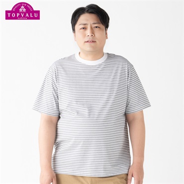 大きいサイズ PFC 天竺クルーネック 半袖Tシャツ メンズ