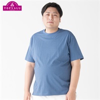 大きいサイズ PFC 天竺クルーネック 半袖Tシャツ メンズ(Ａアオ-3L)